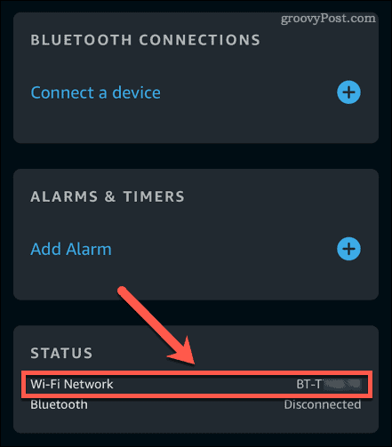 alexa wifi-netwerk