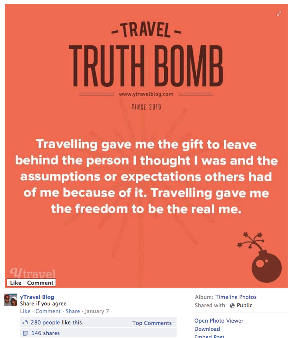reizen waarheid bom