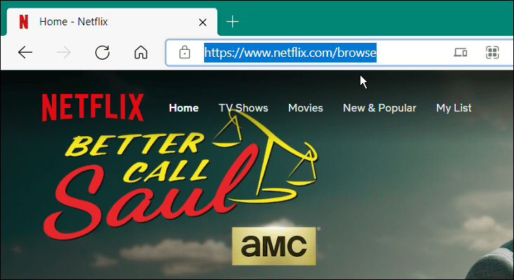 Netflix openen in browser