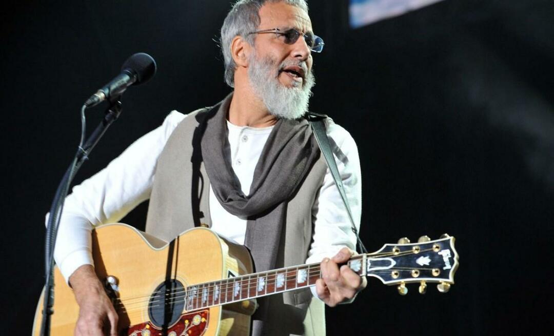 Yusuf Islam sprak over Atatürk Cultureel Centrum!