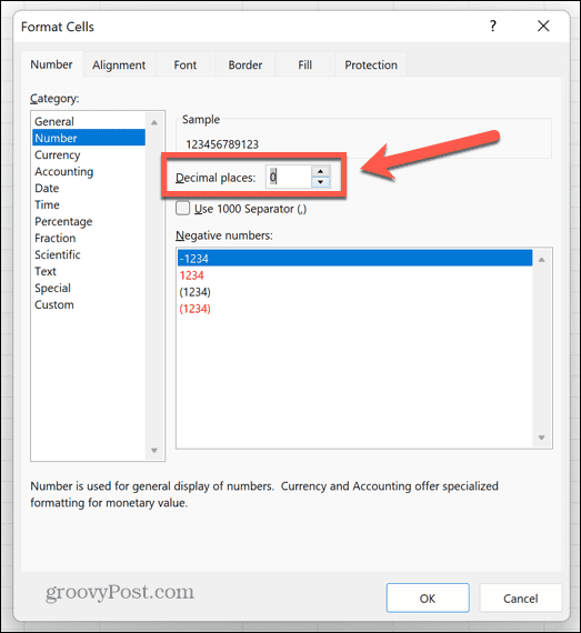 Excel nul cijfers achter de komma