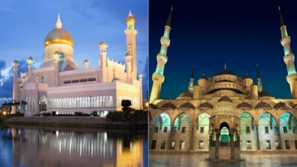 Moskeeën die in de wereld te zien zijn