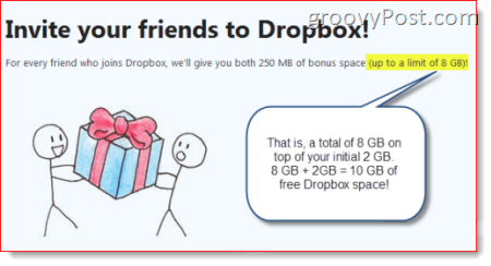 10+ GB gratis Dropbox-ruimte