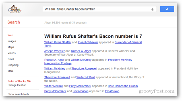 Hoe 6 graden van Kevin Bacon te vinden met Google