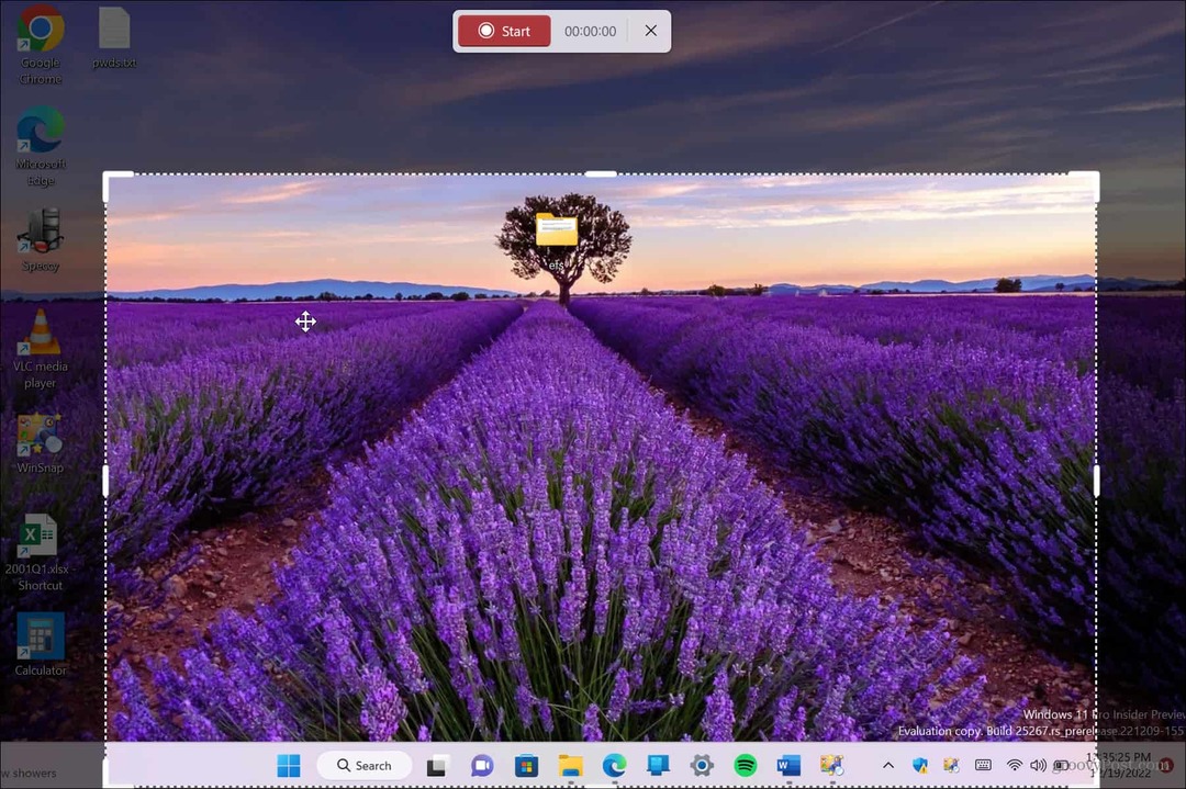 Screen Record met Snipping Tool op Windows 11