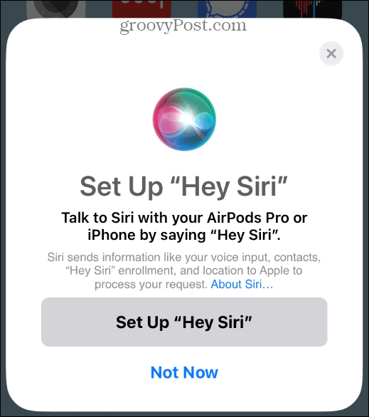 Siri-opties