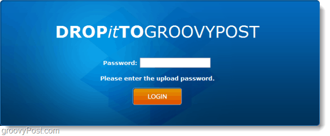 wachtwoord beveiligde dropbox url