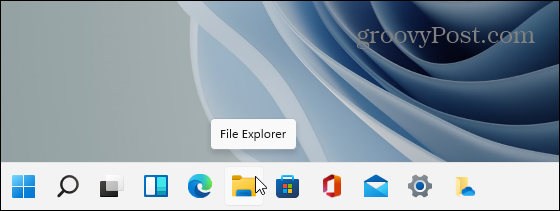 Verkenner-pictogram Windows 11 Taakbalk