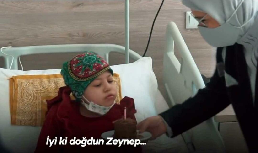 Emine Erdoğan bezocht kinderen met kanker