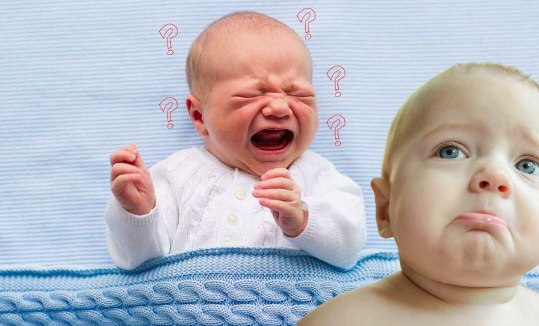 Waarom huilen baby's? Wat zeggen baby's door te huilen? 5 huilstijlen van baby's