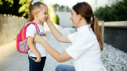 Hoe moeten kinderen behandeld worden op de eerste schooldag?