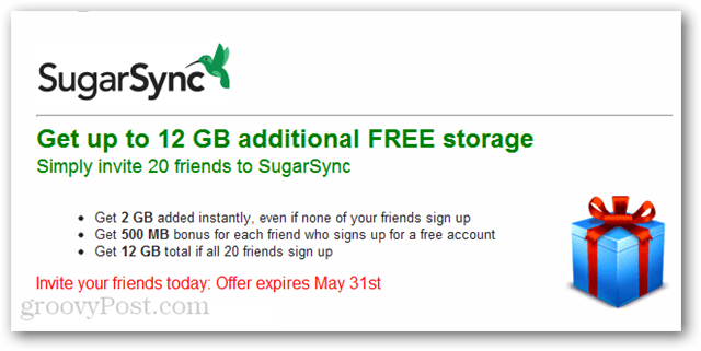 SugarSync: krijg tot 31 mei gratis opslagruimte tot 31 mei