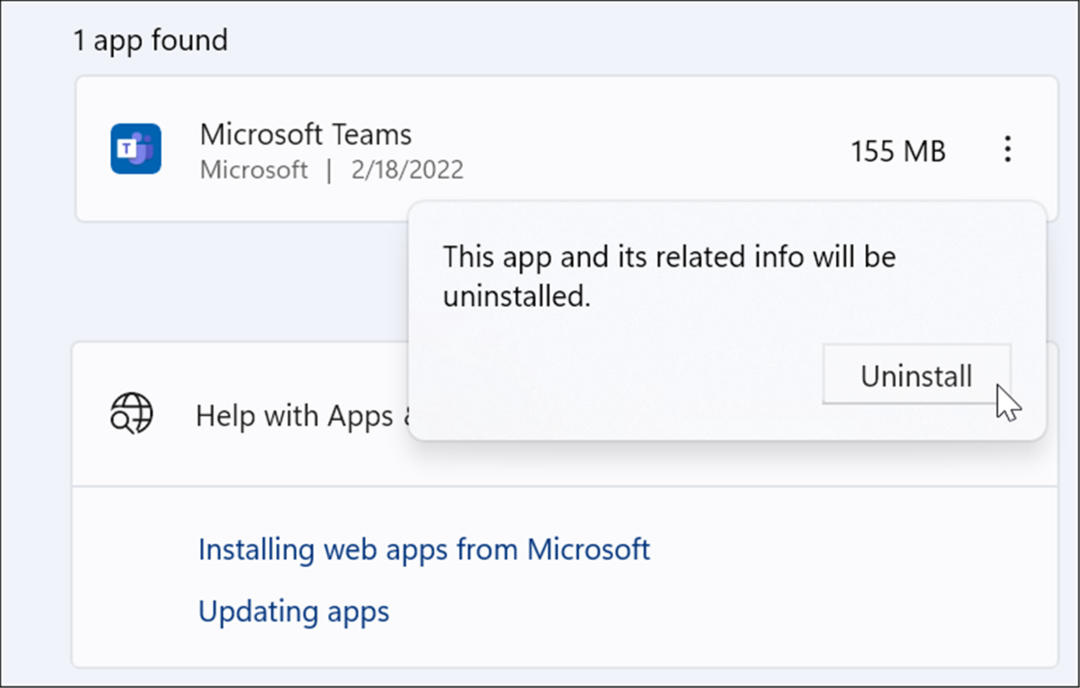 controleer de installatie van Microsoft-teams die niet worden geladen