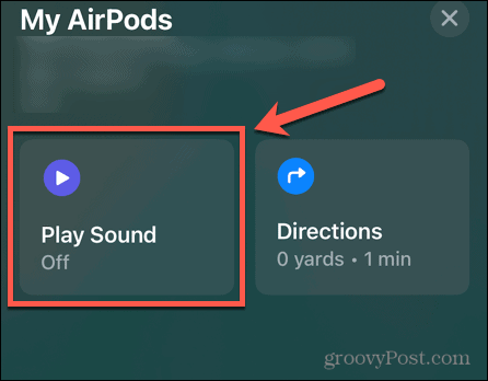 airpods spelen geluid af