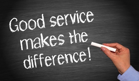 goede service maakt het verschil