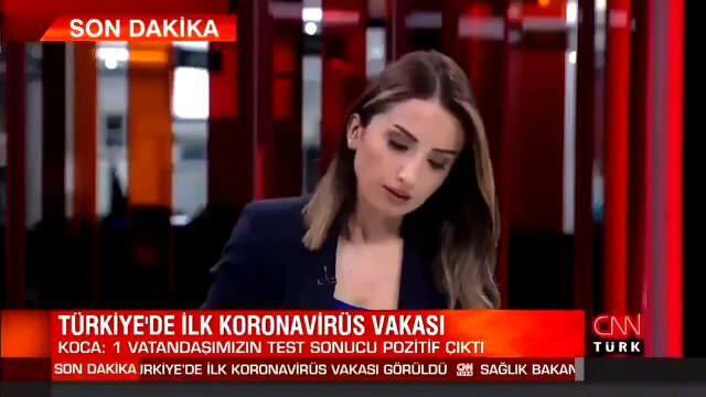 CNN Türk-verslaggever Duygu Kaya betrapt op coronavirus!