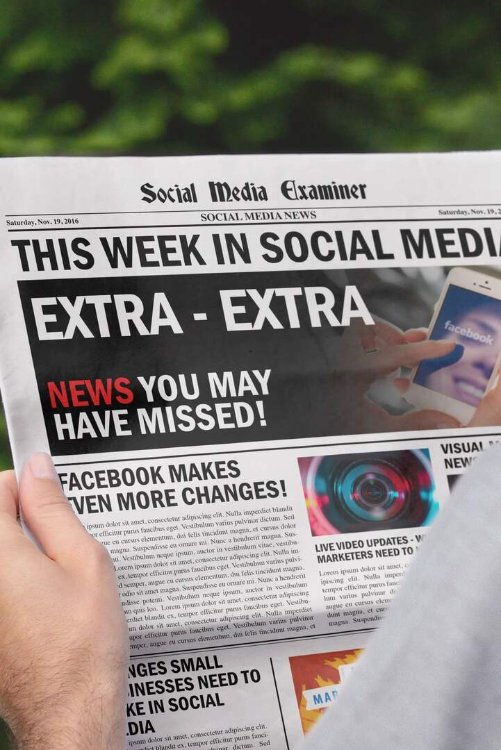 Facebook corrigeert overgemelde organische bereikgegevens: deze week op sociale media: sociale media-examinator