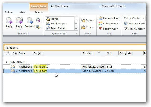 Outlook: vind e-mails gemakkelijker door in alle mappen te zoeken