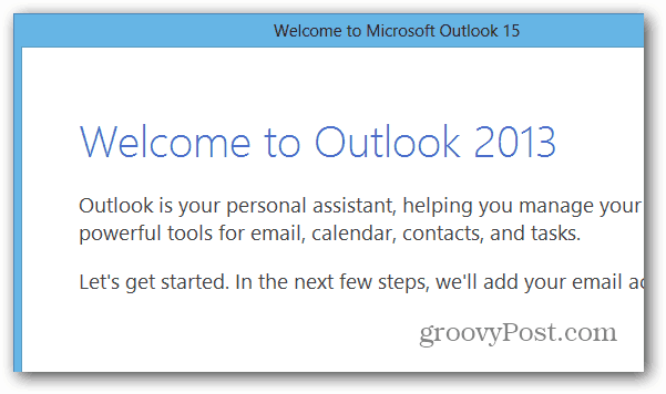 Outlook in Office 2013