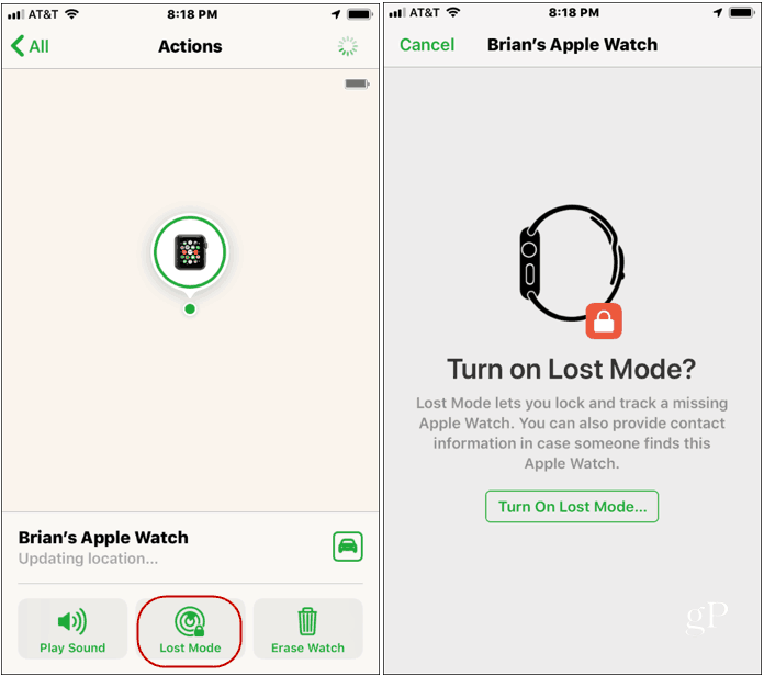 Vind Apple Watch_Lost_Mode