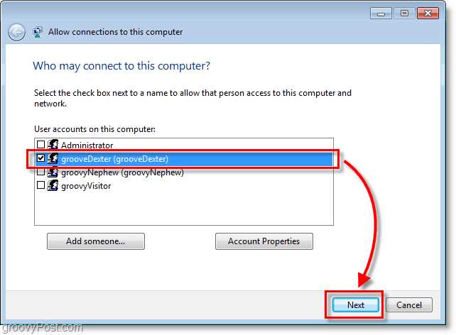 voeg een vpn-gebruiker toe aan je vpn-host 