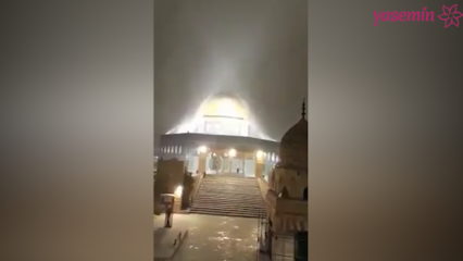 Sneeuw viel in Jeruzalem verbaasd