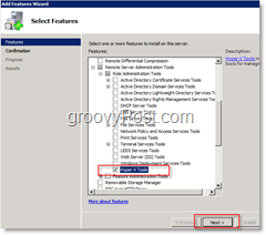 Schakel de Hyper-V Tools-functie in Windows Server 2008 in