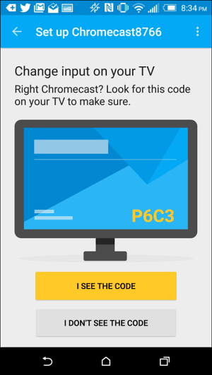 Chromecast-configuratie