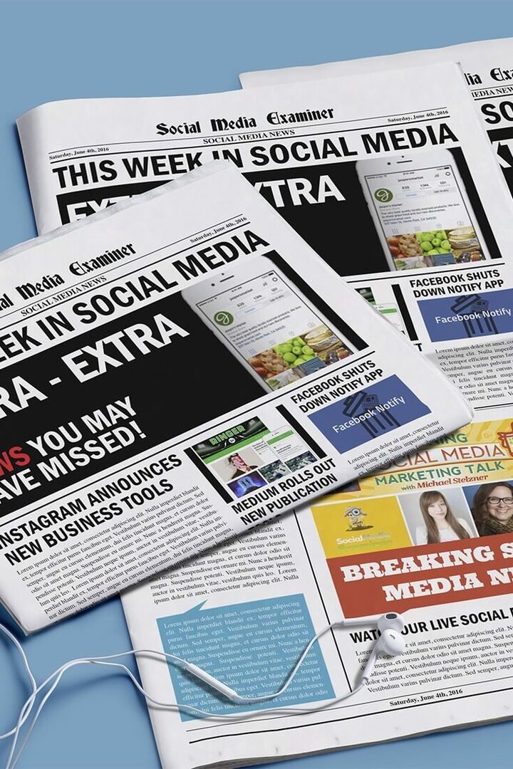 Instagram lanceert bedrijfsprofielen: deze week in sociale media: sociale media-examinator