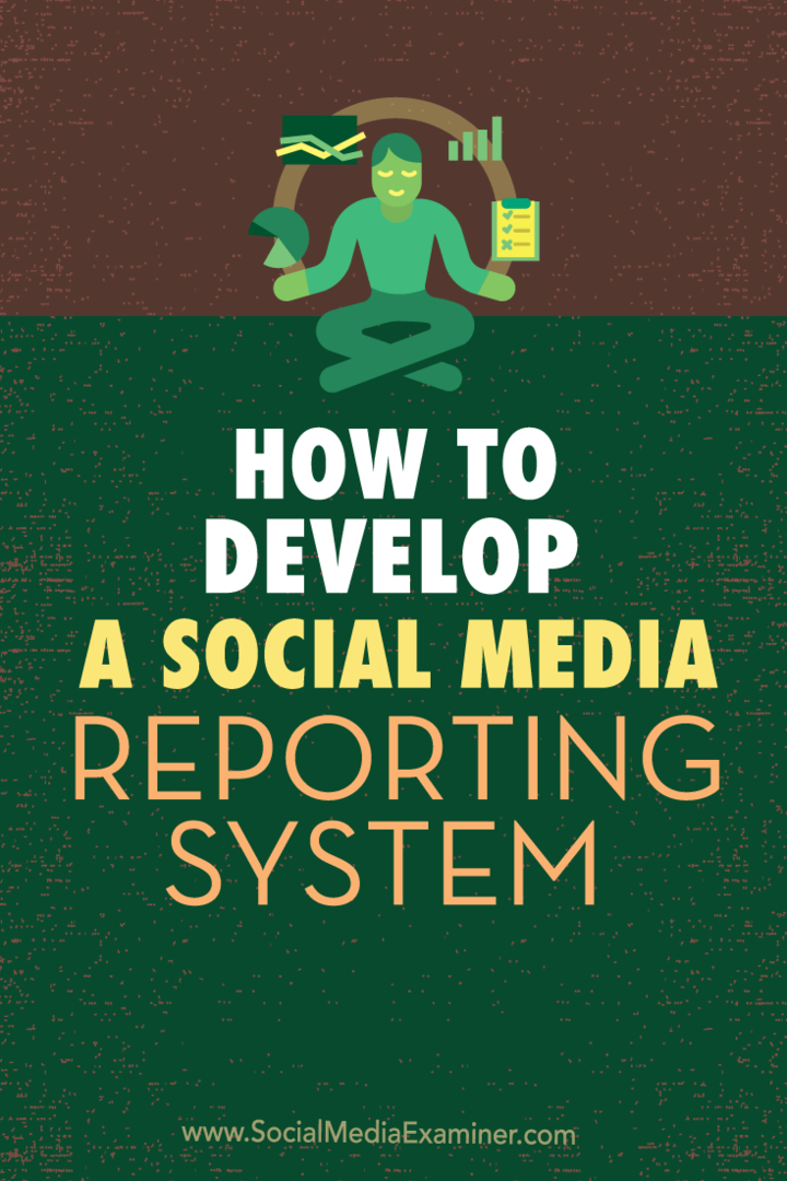 Een rapportagesysteem voor sociale media ontwikkelen: Social Media Examiner