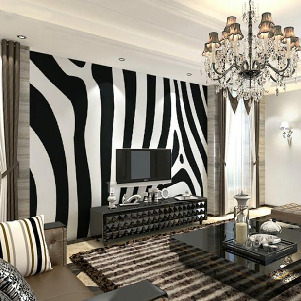 Zebra mode in huisdecoratie