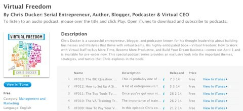 virtuele vrijheid podcast itunes