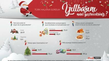 Areda Survey besprak de nieuwjaarsvoorkeuren van het Turkse volk! Kippenvlees is kalkoenvlees in het nieuwe jaar...
