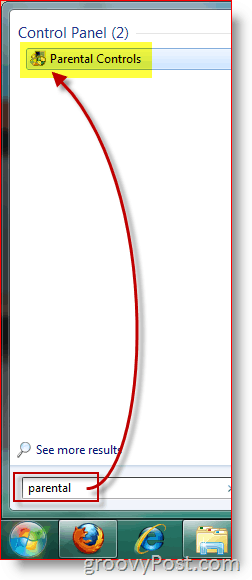 How-To Windows 7 Parental Controls:: Screenshot starten