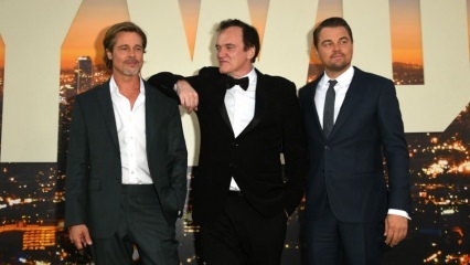 Wat gebeurde er tijdens de première van de film Brad Pitt en Leonardo DiCapiro?