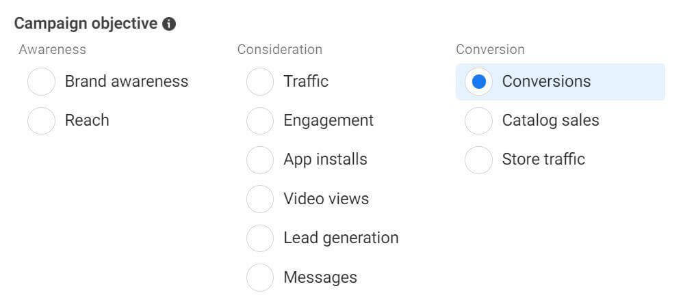 Facebook-advertenties optimaliseren voor kwaliteit-siteverkeer-creëren-nieuwe-aangepaste-conversie-conversies-campagne-doelstelling-stap-26