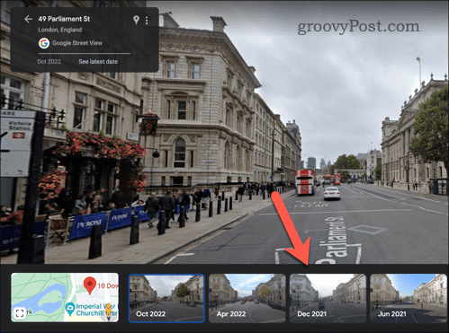 Oudere Street View-afbeeldingen kiezen in Google Maps