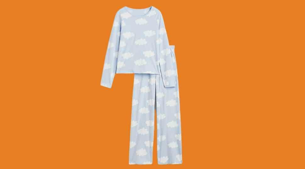 H&M PYJAMA MET LANGE MOUWEN 1104682001