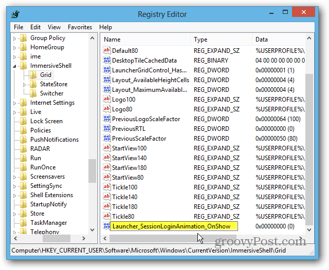 Windows 8 Register DWORD-waarde