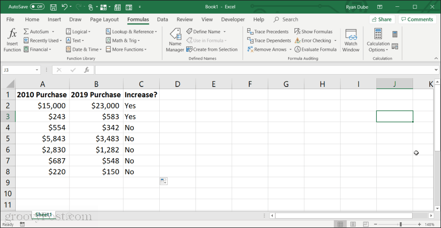 met behulp van de if-functie in Excel