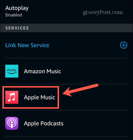 alexa diensten apple muziek