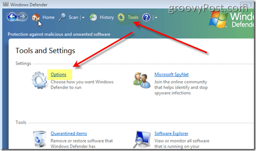 Hoe kan ik Windows Defender uitschakelen voor Microsoft Vista