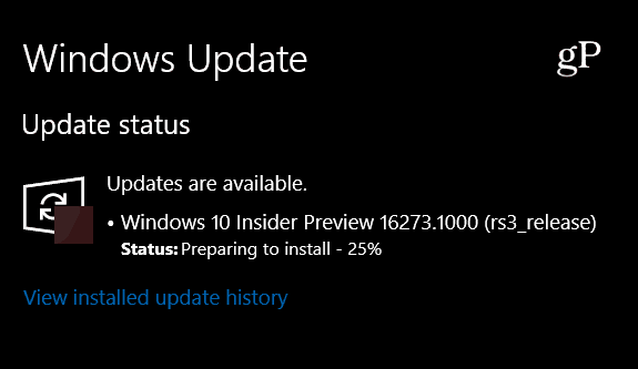 Windows 10 Insider Preview Build 16273 voor pc nu beschikbaar