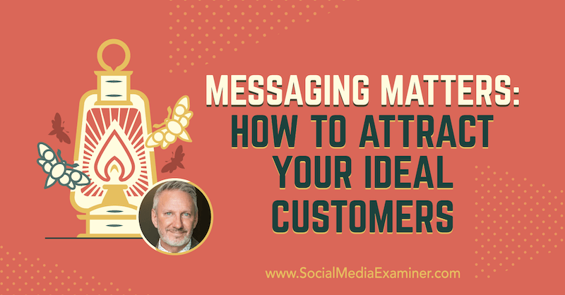 Berichten zijn belangrijk: hoe u uw ideale klanten aantrekt met inzichten van Jeffrey Shaw op de Social Media Marketing Podcast.