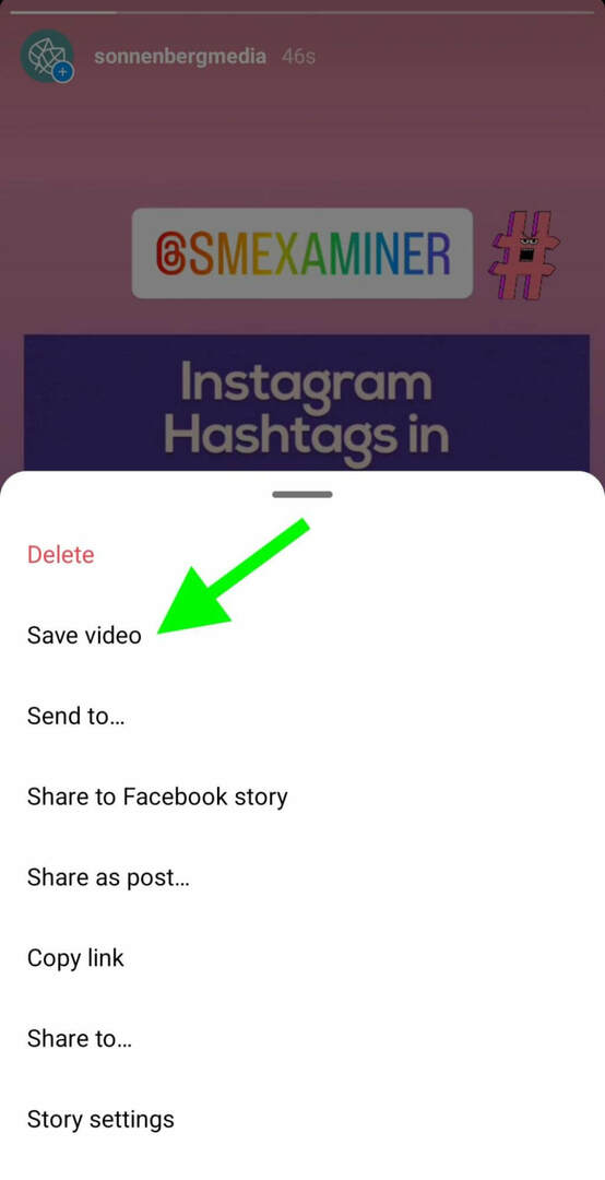 how-to-save-content-organic-instagram-stories-swipe-file-voorbeeld