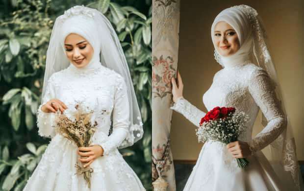 Hijab trouwjurk modellen 2020