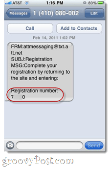 SMS-spam van AT&T
