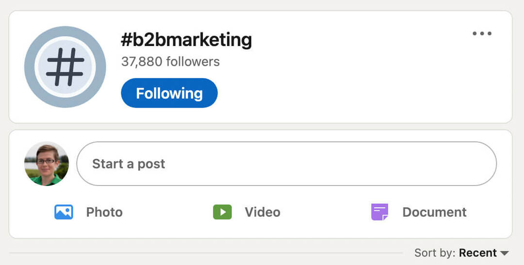 hoe-te-analyseren-linkedin-hashtags-branded-hashtag-zoeken-sorteren-op-recente-b2bmarketing-voorbeeld-20