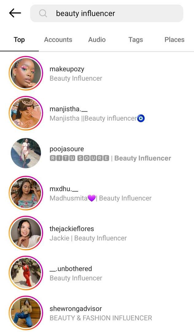 hoe-partner-micro-influencers-op-instagram-zoeken-naar-beauty-influencer-voorbeeld-1 te vinden