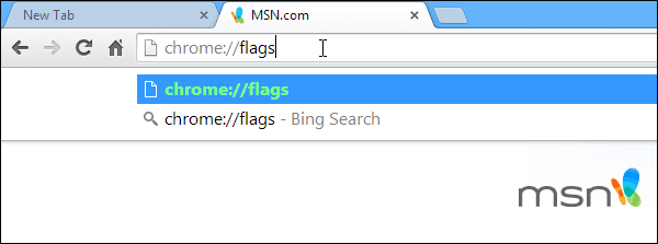 Chrome-vlaggen